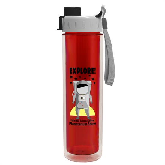 DPITB16Q - The Chiller 16 oz. Double Wall Insulated Bottle with Quick Snap Lid Digital